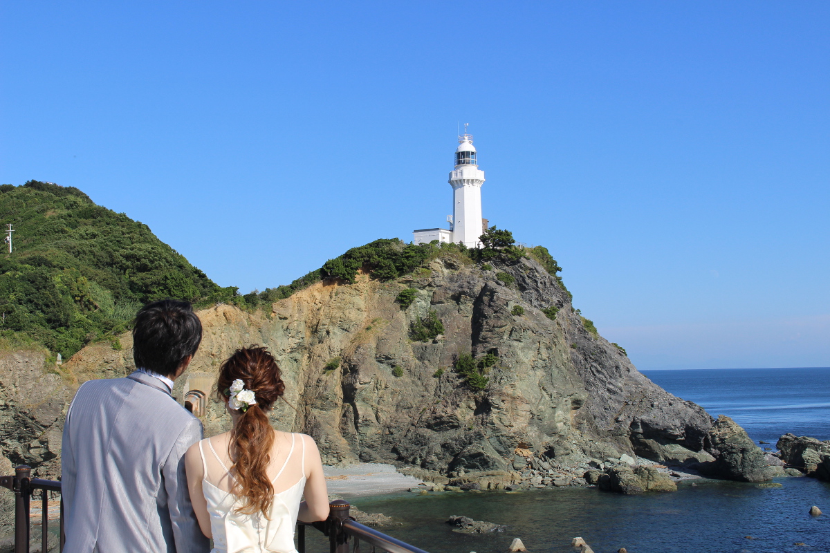 絶景の灯台で 一生の宝になる フォト婚 を 愛媛県伊方町 佐田岬灯台 恋する灯台